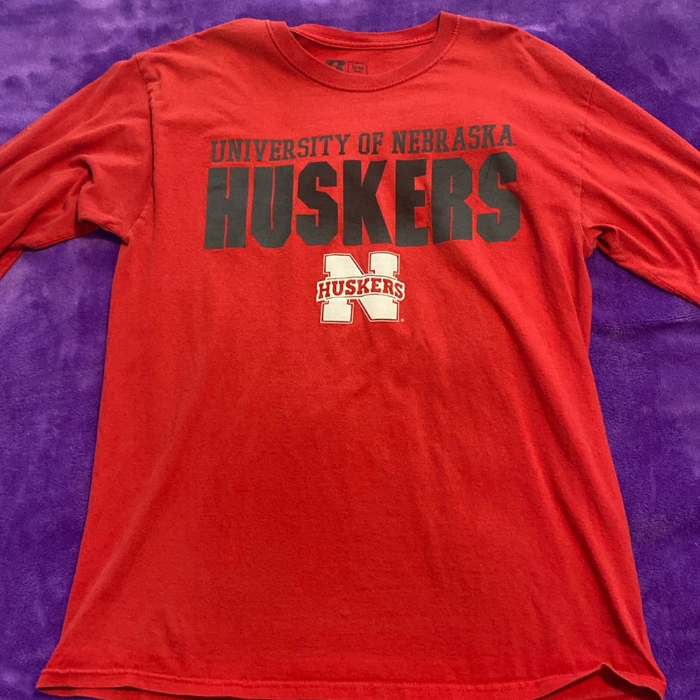 Boys Russell Nebraska Long Sleeve Shirt